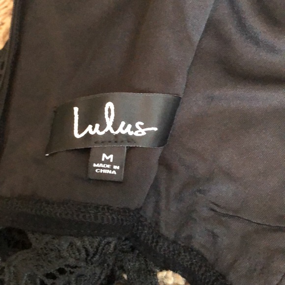 Lulus Mini Black Dress Medium - Picture 11 of 16
